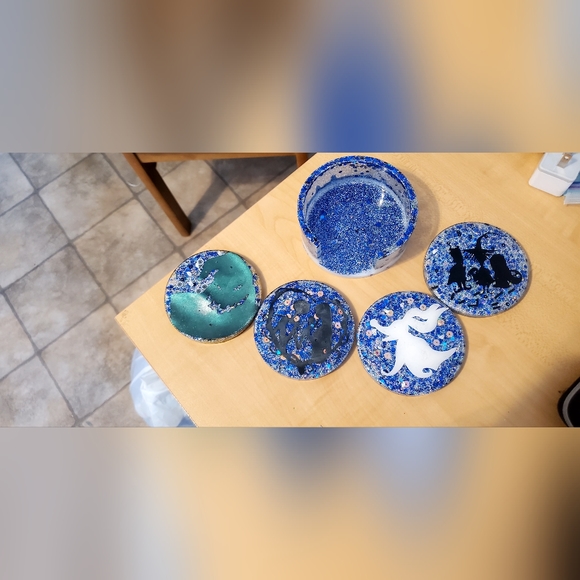 The nightmare before christmas Resin coasters - Picture 2 of 3